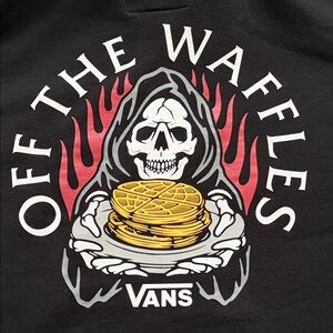 Vans Off The Waffles Reaper Hoodie Kids Large Flaw